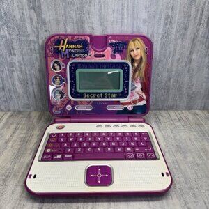 Rare Lexibook Disney Hannah Montana Bilingual Educational Laptop Toy Tested